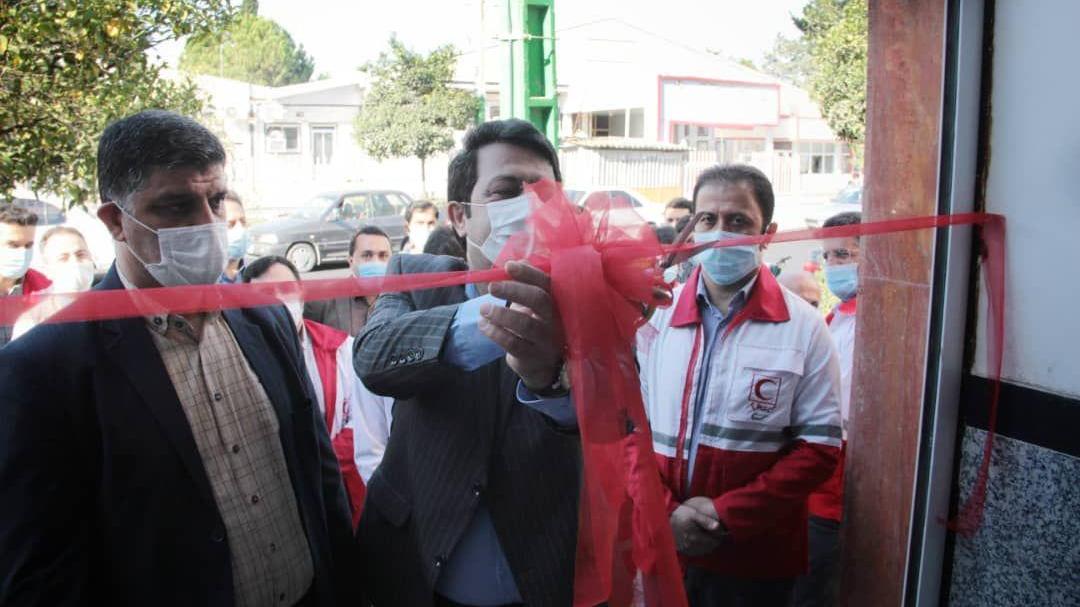 افتتاح بانک امانات پزشکی جمعیت هلال احمر در شهرستان بندرگز